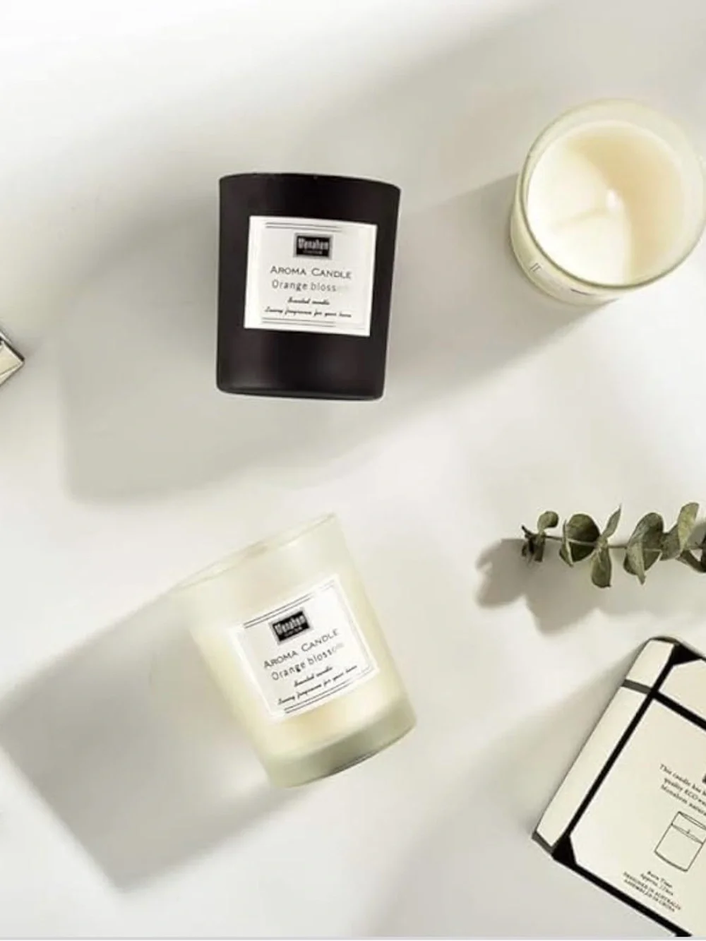 NEW Menahem Natural Soy Aroma Therapy Candle - Wild Bluebell